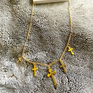 Gold Cross Necklace